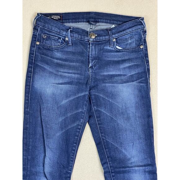 True Religion Jeans Womens 25 Blue Casey Low Rise Super Skinny Denim - Picture 2 of 13